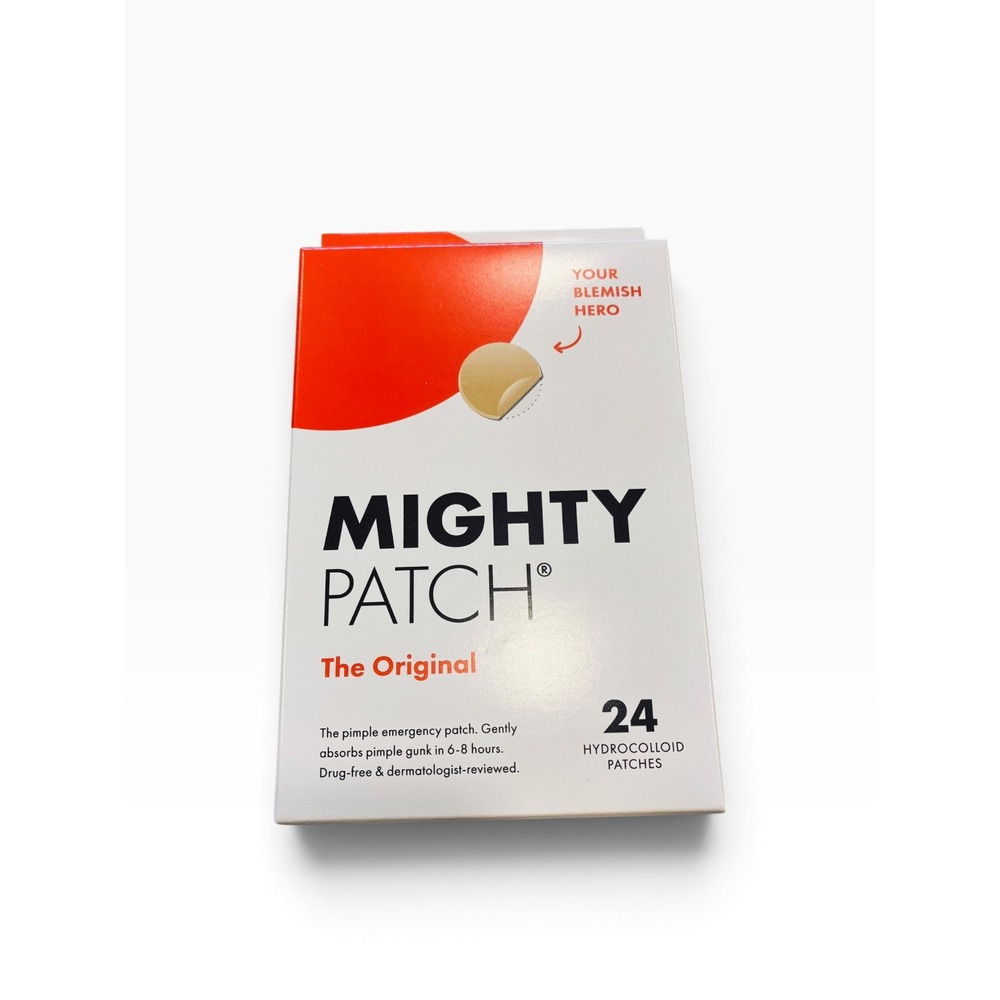 Mighty Patch Original Hydrocolloid Pimple Patches (24 Count)